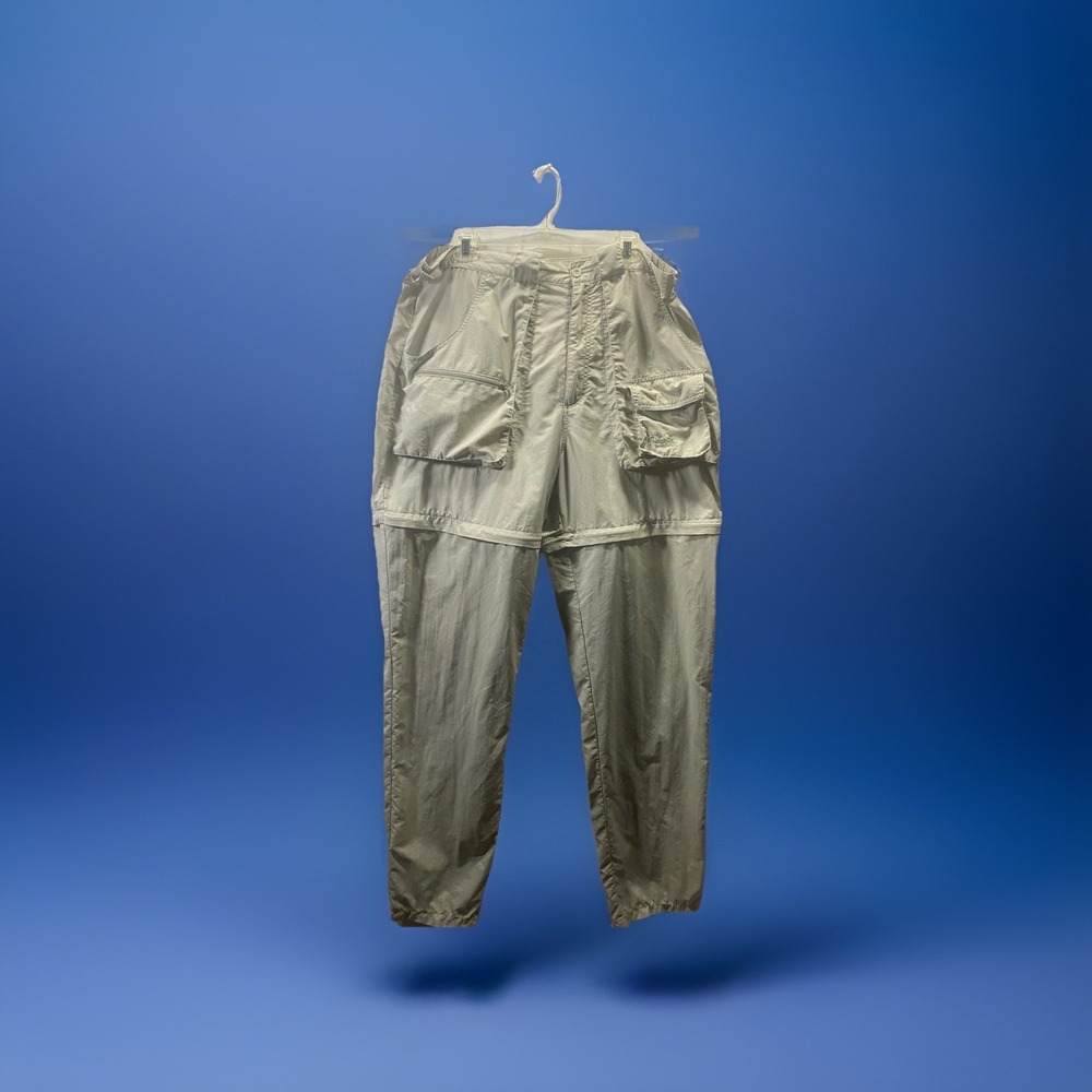 Cabelas Guidewear Convertible Zip Off Pants Men Large Beige Fishing Camping Hike